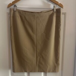 Akris punto tan pencil skirt size 8